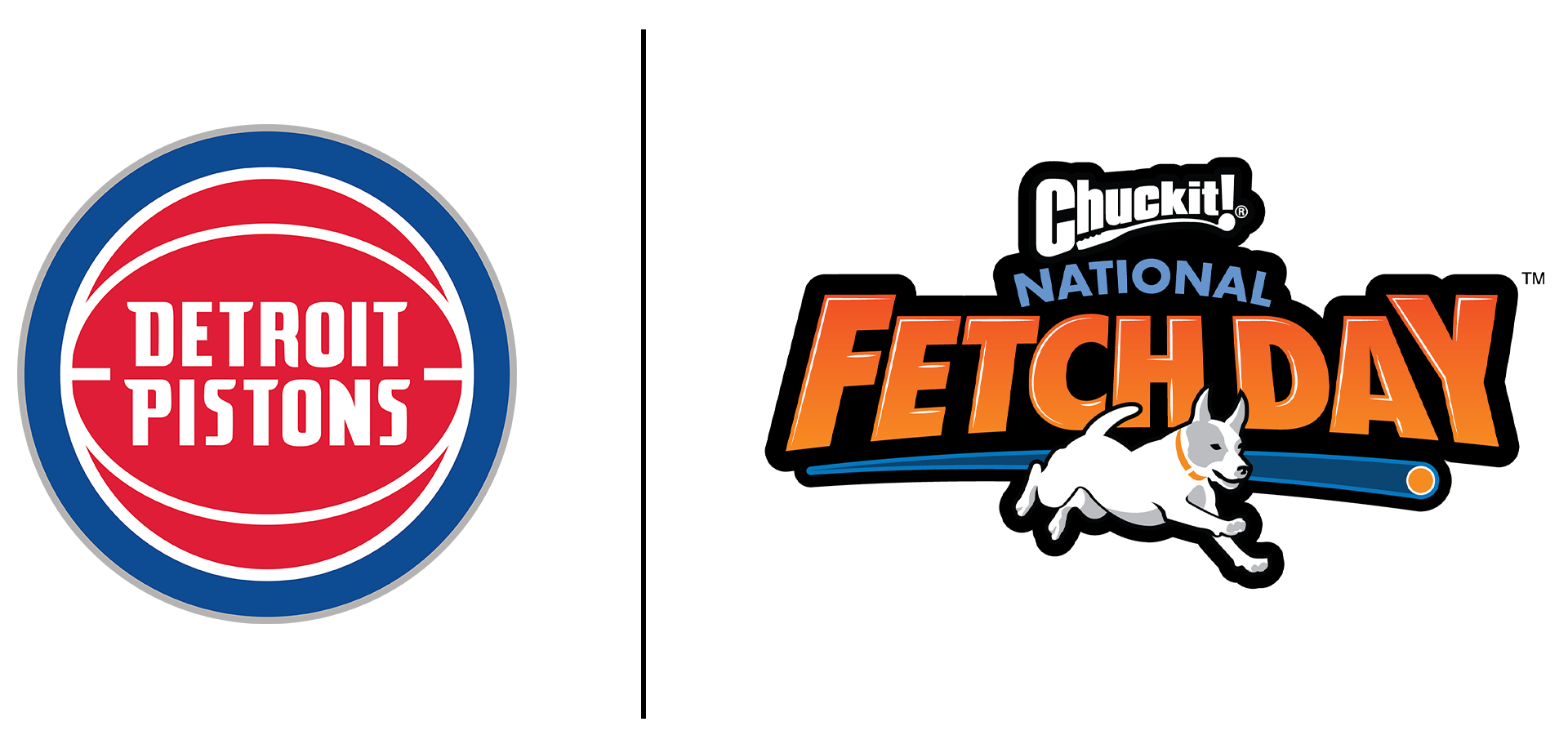 Pistons Fetch Day Logo
